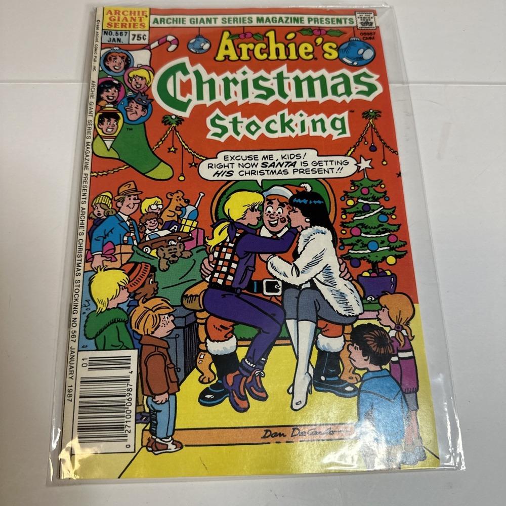 Archie's Christmas Stocking No. 567- January 1987 Archie Giant Series